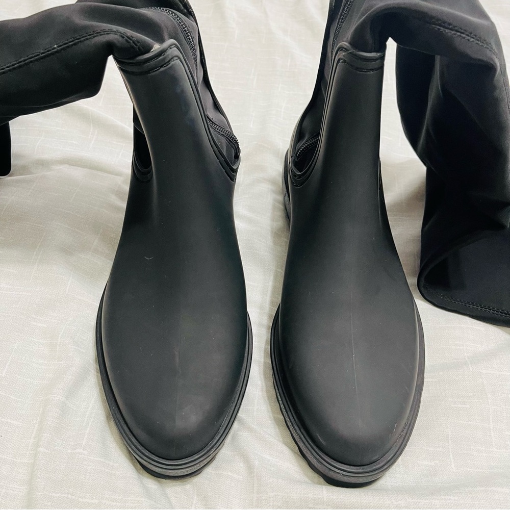 Jeffrey Campbell Black Over the Knee Boots - Picture 3 of 7